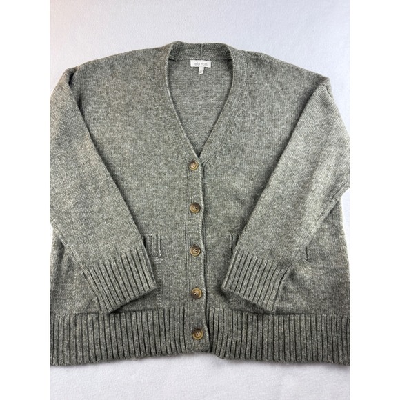 Anthropologie Ella Moss Women's Knit Cardigan Sweater Button Front Pockets - Picture 1 of 7